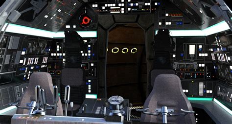 Millennium Falcon Cockpit Interior freebie by dazinbane on DeviantArt