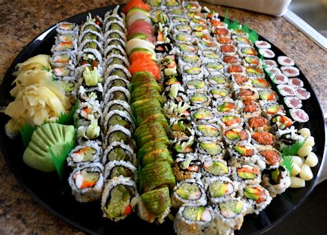 Image detail for -... this delicious sushi platter. Great Job, all ...