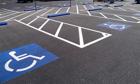 Line Marking For Disabled Parking