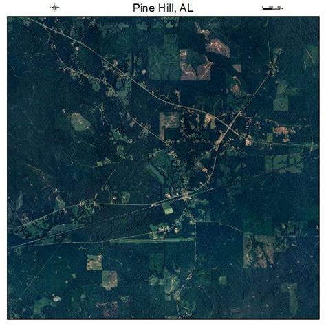 Aerial Photography Map of Pine Hill, AL Alabama