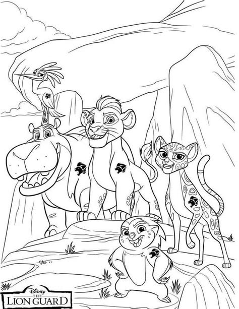 The Lion Guard Coloring Pages PDF To Print - Coloringfolder.com ...