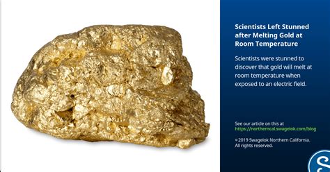 Scientists Left Stunned after Melting Gold at Room Temperature