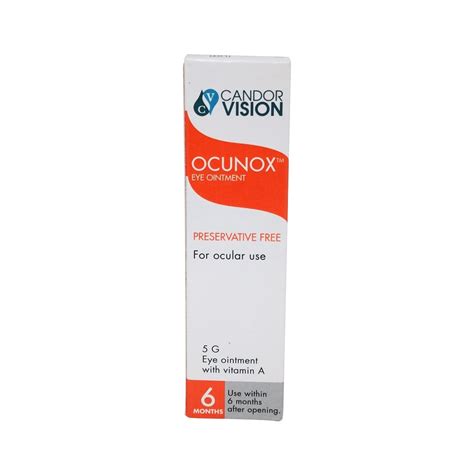 CandorVision Ocunox Eye Ointment (5 grams) | beyondRx.ca (by 99 ...