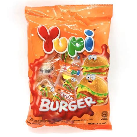 Yupi Burger Gummy 96g | Lazada