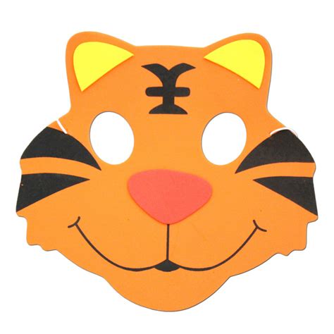 Buy Tiger Childrens Foam Animal Mask With Friendly Face at Simply Party ...