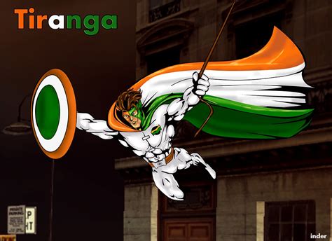 Superhero Artwork: Tiranga