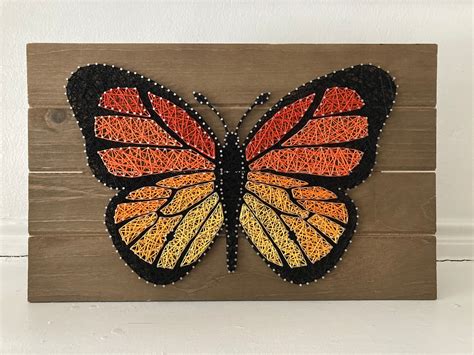 Monarch Butterfly String Art - Etsy