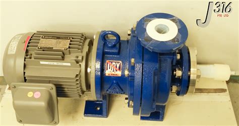 8635 IWAKI MAGNET PUMP W/ HITACHI YTFOA 3 PH INDUCTION MOTOR MDM25 ...