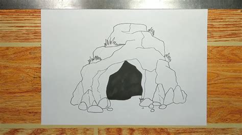 How to draw CAVE step by step - YouTube