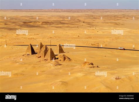 The pyramids of Jebel Barkal in Sudan Stock Photo - Alamy