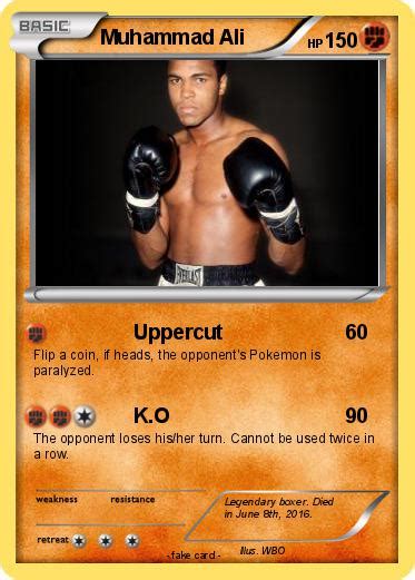 Pokémon Muhammad Ali 24 24 - Uppercut - My Pokemon Card