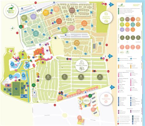 Map Camping Resort El Delfín Verde | Costa Brava, Spain