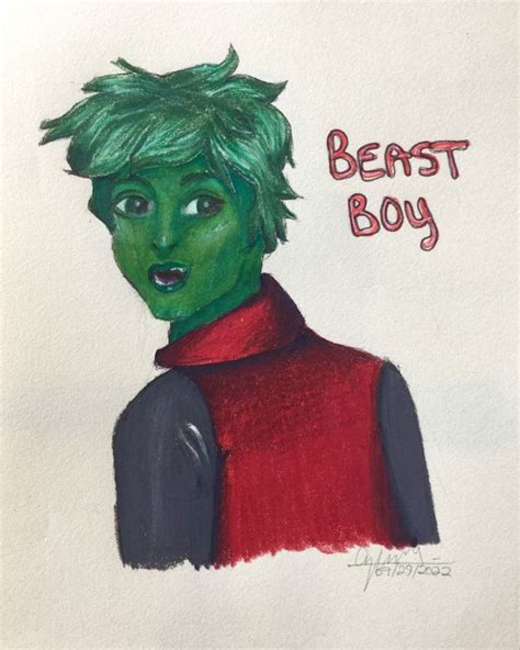 Beast Boy Fanart in 2022 | Beast boy, Fan art, Beast