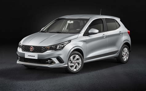 Download wallpapers Fiat Argo, 2018, silvery small hatchback, city cars ...