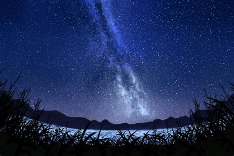 Night Sky Wallpaper 4k (#2315114) - HD Wallpaper & Backgrounds Download