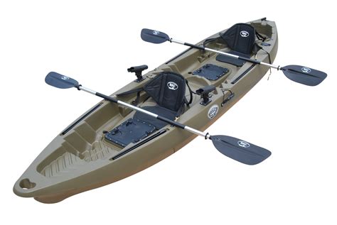 BKC UH-TK122-KS222 Coastal Cruiser 12.9-Foot Tandem 2-3 Person Fishing ...