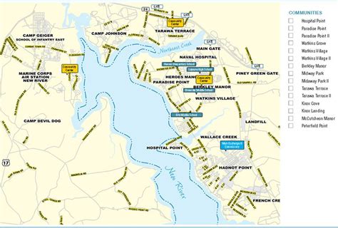 Camp Lejeune Map With Building Numbers - Maps Model Online