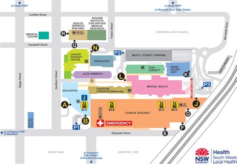 Preston Hospital Car Park Map