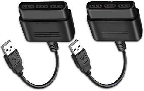 Amazon.com: vienon PS2 Controller to USB Adapter Converter, 2 Pack ...