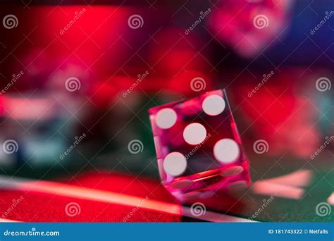 Casino Craps dice close up stock photo. Image of dots - 181743322