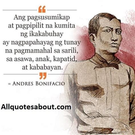 Top 20+ Andres Bonifacio Quotes And Sayings | Patriotic quotes, Andrés ...