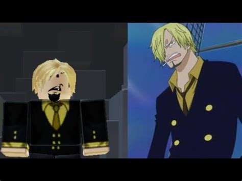 how to make sanji outfit on roblox - YouTube