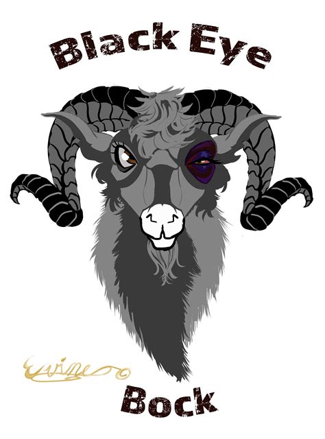 ArtStation - Black Eye Bock Logo!