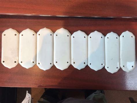 White Victorian Ceramic Finger Plates | in Ely, Cambridgeshire | Gumtree