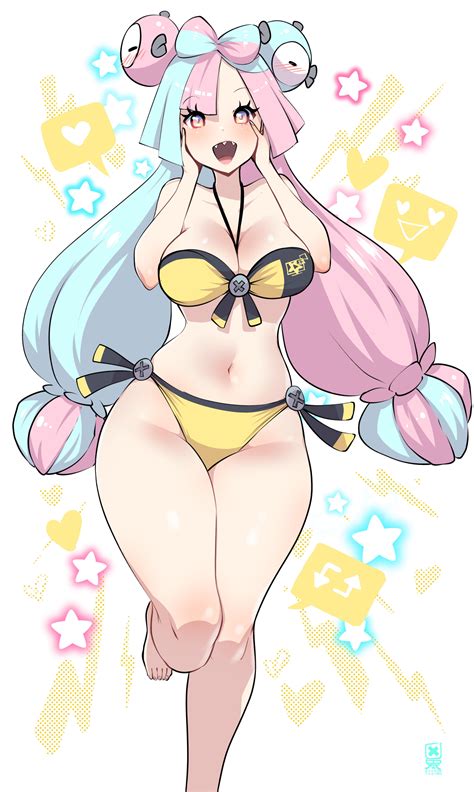 Iono in the last swimsuit summer live stream