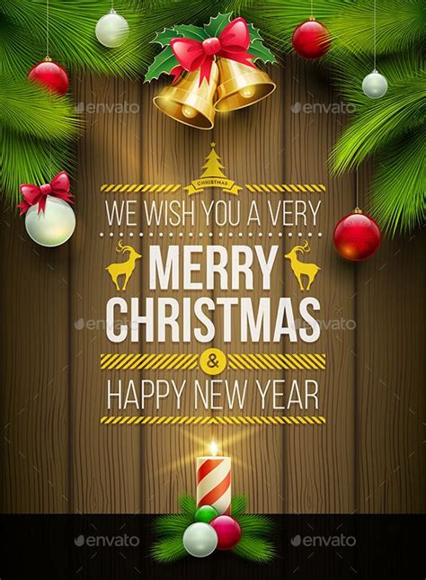 Merry Christmas Poster Design | Merry christmas poster, Merry christmas ...