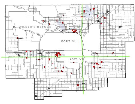 Comanche County Map