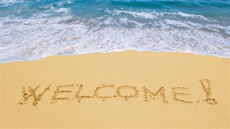 welcome back to the beach - Clip Art Library