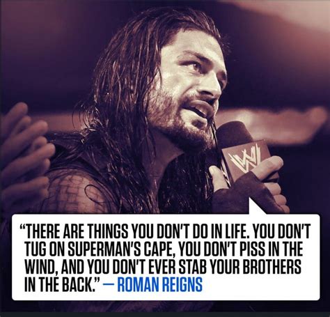 One of my favorite quotes from Roman Reigns! #WWE | Wrestling quotes ...