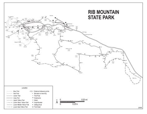 Rib Mountain State Park Map - Rib Mountain State Park WI USA • mappery