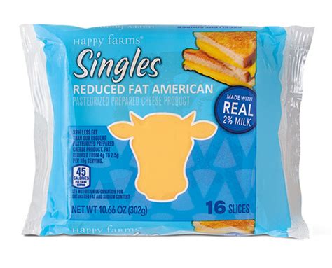 2% Milk American Singles - Happy Farms | ALDI US