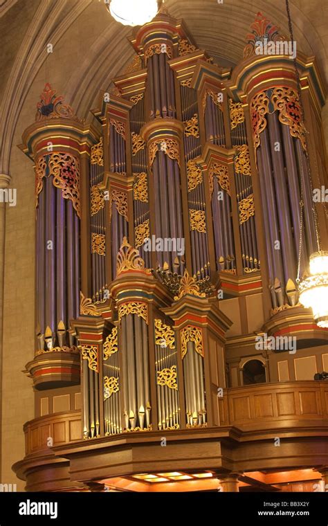 Interior of Duke Chapel at Duke University, Durham, NC USA Stock Photo ...