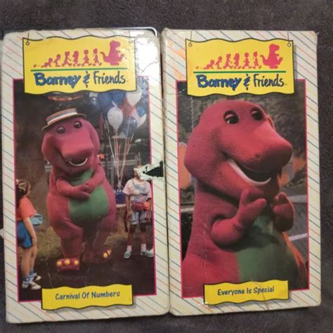 BARNEY AND FRIENDS Carnival Of Numbers VHS Time Life 1992 Vintage Rare ...