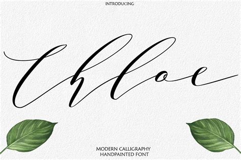 Font Fonts Chloe Download Digital Font Calligraphy Font | Etsy