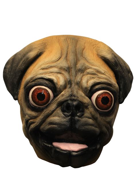 Happy Pug Adult Mask