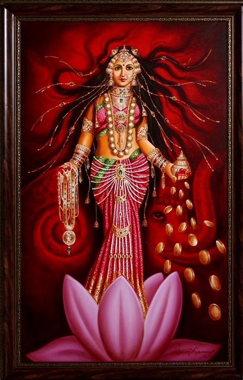 Goddess Lakshmi Paintings