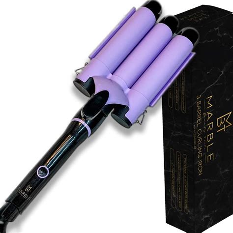 Amazon.com: Marble Beauty Tools Wavy Baby 3 Barrel Hair Crimper,(32mm ...