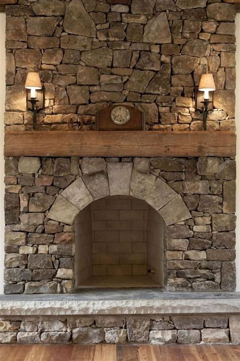 √ 20+ Awesome Fireplace Tile Ideas | Rustic fireplace decor, Rustic ...