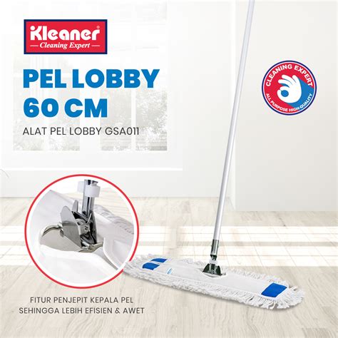 Kleaner Alat Pel Alat Pel 60 Cm Lobby Duster Floor Mop Pembersih Lantai ...