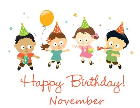 November Birthday Images #novemberbirthday #birthdayimages | Kids ...