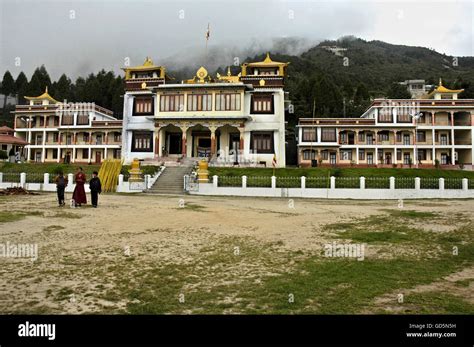 Bomdila Monastery Stock Photo - Alamy