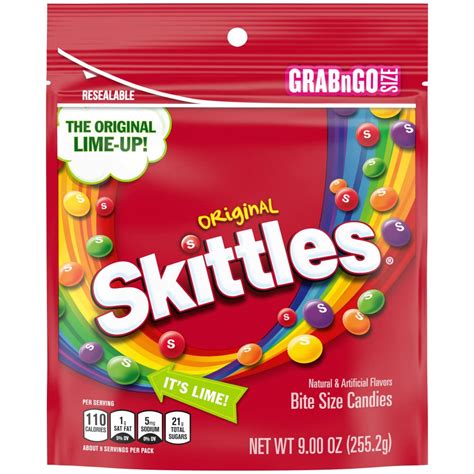 SKITTLES Original Chewy Candy, 9 Oz Bolsa Reelable Chile | Ubuy