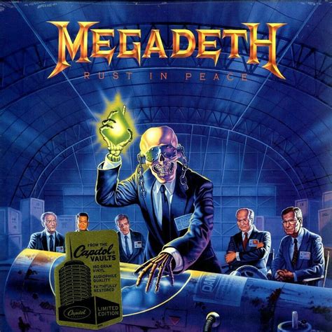 Megadeth - Rust in Peace - LP Vinyl Record Album 180g 180-gram [New ...