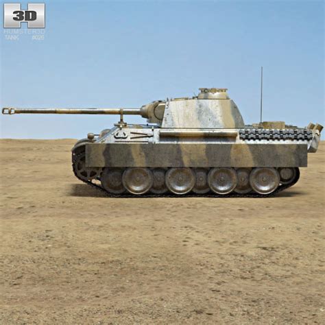 Panther Tank 3D model - Military on Hum3D