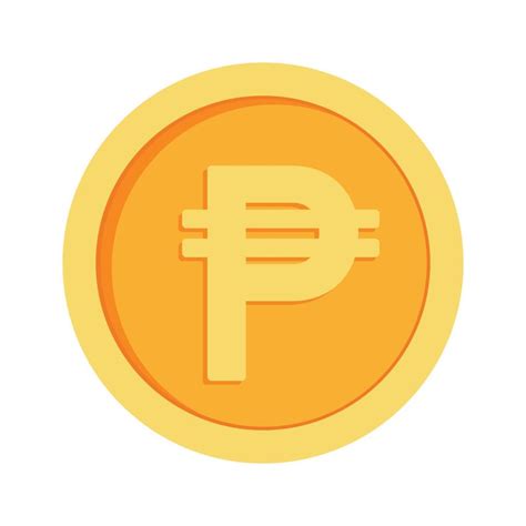 Philippine Peso Coin Money Currency Icon Clipart for Business and ...