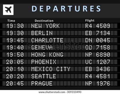 7,835 Airport Departures Table Images, Stock Photos & Vectors ...